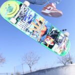 Identifying Risks - Cool black teenager doing skateboard trick